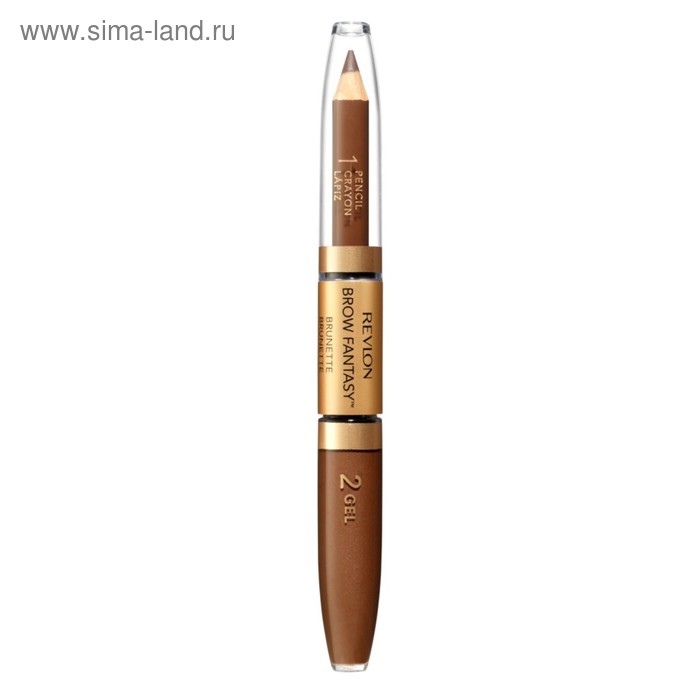 Карандаш и гель для бровей Revlon Colorstay brow fantasy, цвет Brunette 105 - Фото 1