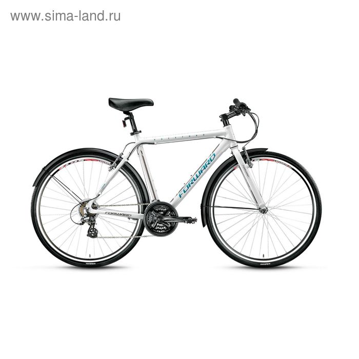 Велосипед 28" Forward Rockford 1.0, 2017, цвет белый, размер рамы 500 мм - Фото 1