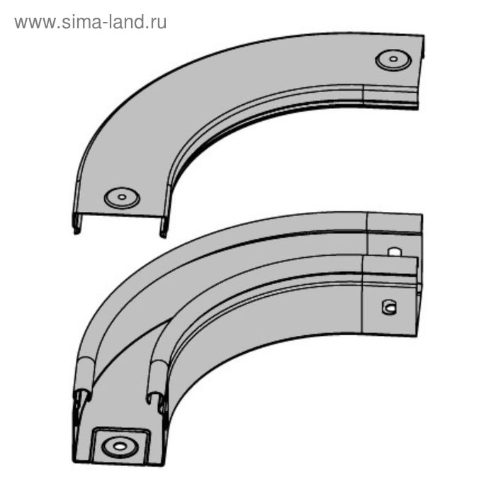 Угол DKC 36024 для лотка горизонт. 90град. CPO90 200х80 - Фото 1