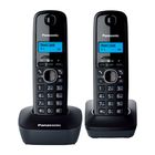 Радиотелефон Dect Panasonic KX-TG1612RUH темно-серый, АОН - фото 298479281