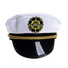 Шляпа капитана взрослая «За штурвалом», р-р. 60 - фото 9877589