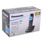 Радиотелефон Dect Panasonic KX-TG2511RUM серый металлик/чёрный, АОН - Фото 3
