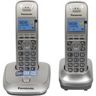Радиотелефон Dect Panasonic KX-TG2512RUN платиновый, АОН - фото 300929785