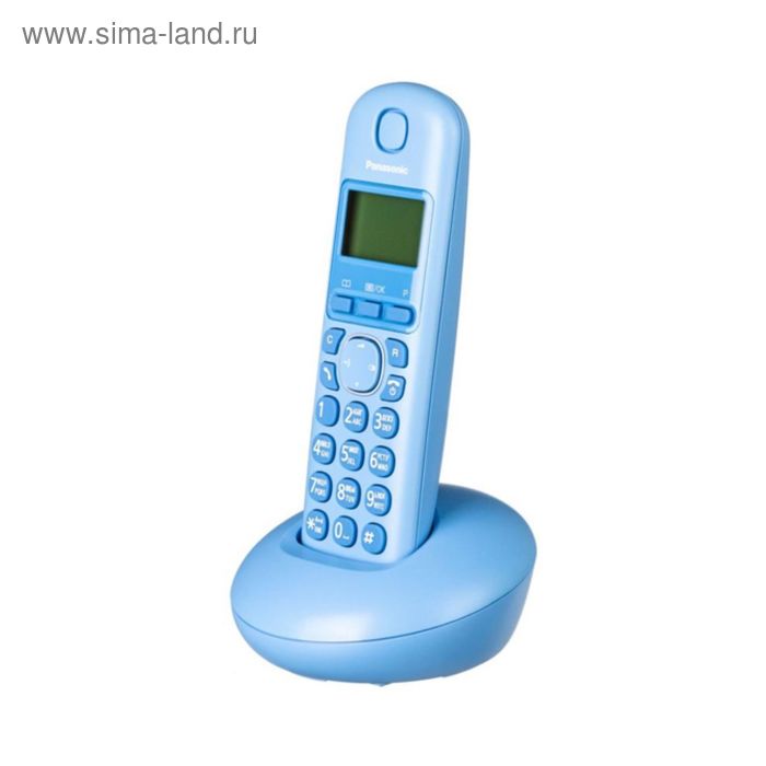 Радиотелефон Dect Panasonic KX-TGB210RUF голубой, АОН - Фото 1