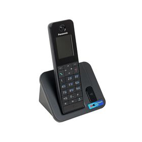 Радиотелефон Dect Panasonic KX-TGH210RUB чёрный, АОН