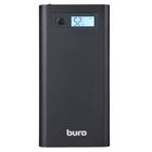 Портативный аккумулятор Buro RA-16000-3U-LCD-BK Li-Ion 16000 mAh - Фото 2