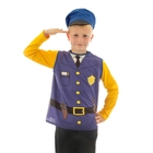 Карнавальный костюм "Полицейский" 2 предмета: жилетка, фуражка, 7-9 лет, рост 120-140 см - Фото 1