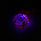 Прикол ожерелье "Глаз с черепами", световое - Фото 3