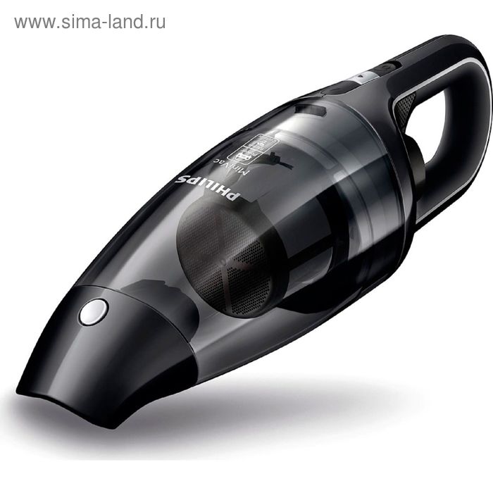 Пылесос Philips FC6141/01, 80 Вт/22 Вт, 0.5 л, работает от прикуривателя, ручной, черный - Фото 1