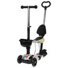 Самокат-каталка детский 5 в 1, колёса световые PU 115/90 мм, ABEC 7 - Фото 2