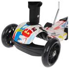 Самокат-каталка детский 5 в 1, колёса световые PU 115/90 мм, ABEC 7 - Фото 4