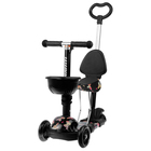 Самокат-каталка 5 в 1 TC11 «Бабочки», колёса световые PU 115/90 мм, ABEC 7 - Фото 1