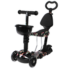 Самокат-каталка 5 в 1 TC11 «Бабочки», колёса световые PU 115/90 мм, ABEC 7 - Фото 10