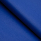 Бумага цветная тишью шёлковая, 510 х 760 мм, Sadipal, 1 лист, 17 г/м2, тёмно-синяя - Фото 1