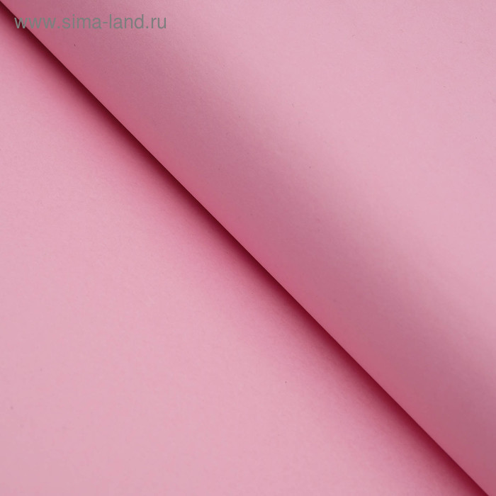 Бумага цветная, Тишью (шёлковая), 510 х 760 мм, Sadipal, 1 лист, 17 г/м2, светло-розовый - Фото 1