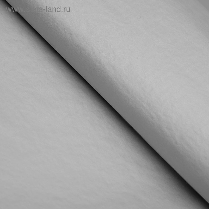 Бумага цветная тишью шёлковая, 510 х 760 мм, Sadipal, 1 лист, 17 г/м2, серебристая - Фото 1