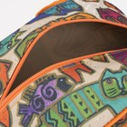 Сумка дорожная женская на молнии, разноцветная - Фото 3