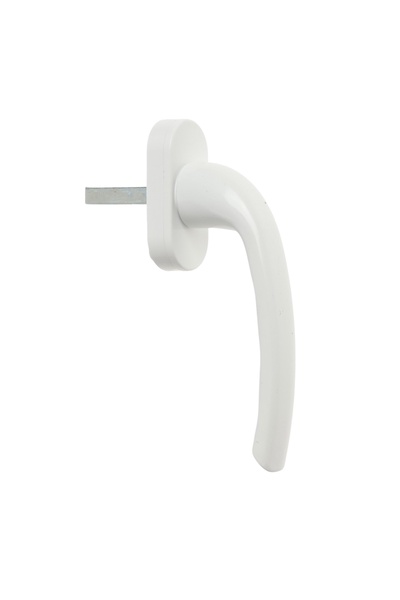 Ручка оконная «Комфорт» металлическая, белая