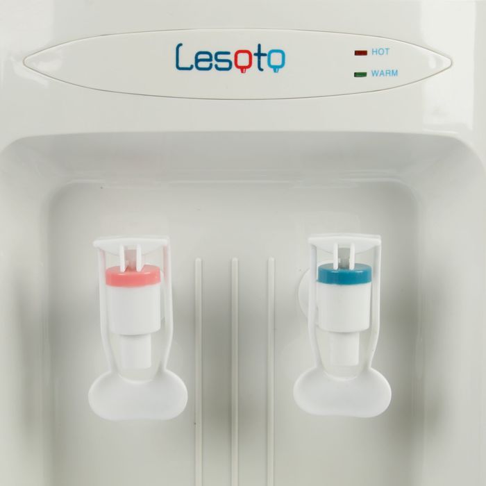 Кулер для воды LESOTO 222 LK, только нагрев, 500 Вт, белый - фото 1883300136