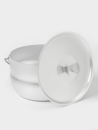 Котелок туристический, 2.5 л, с крышкой, штампованный алюминий - Фото 2