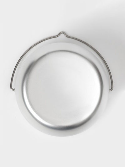 Котелок туристический, 2.5 л, с крышкой, штампованный алюминий