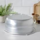 Котелок туристический, 8 л, с крышкой, штампованный алюминий - Фото 3