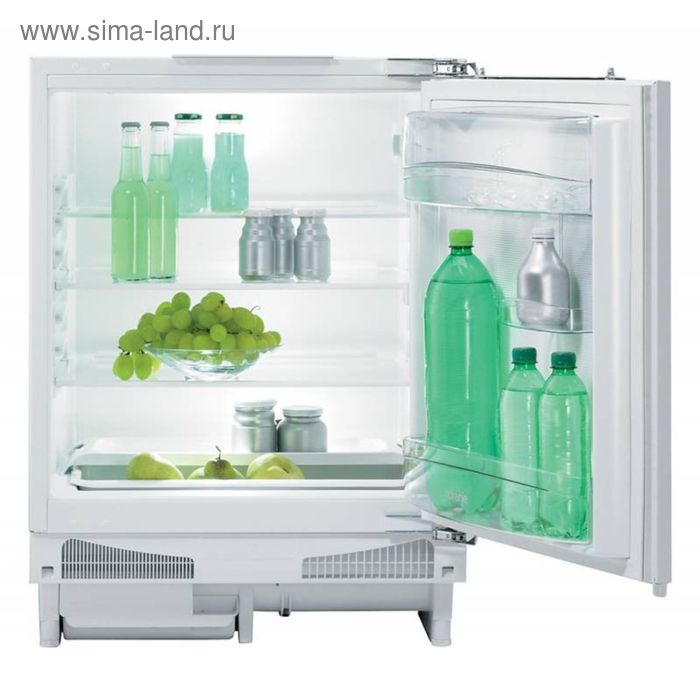 Холодильник Gorenje RIU6091AW, встраиваемый, однокамерный, класс А+, 144 л, белый - Фото 1