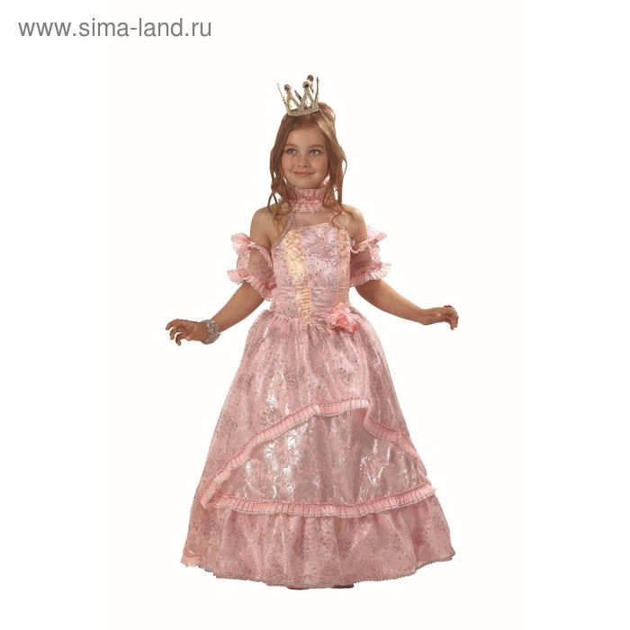 Карнавальный костюм «Золушка-принцесса розовая», размер 28 - Фото 1