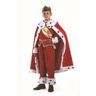 Карнавальный костюм «Король», бархат, (камзол, бриджи, мантия, корона), размер 36, рост 146 см - Фото 1