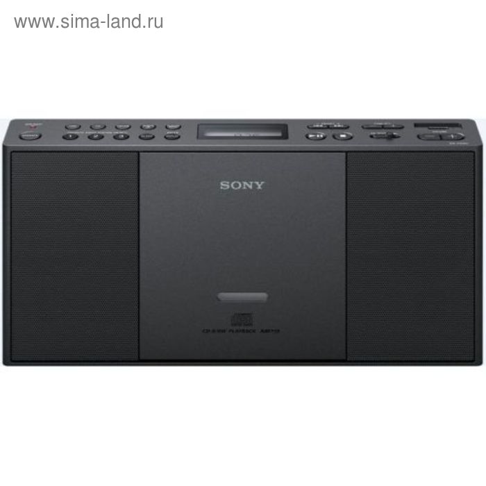 Аудиомагнитола Sony ZS-PE60 черная 2.2Вт/CD/CDRW/MP3/FM(dig)/USB - Фото 1