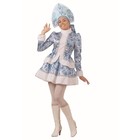 Карнавальный костюм «Снегурочка», голубые узоры, р. 44, рост 164 см - фото 317975458