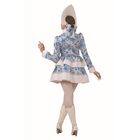 Карнавальный костюм «Снегурочка», голубые узоры, размер 46, рост 170 см - Фото 2