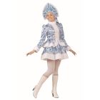 Карнавальный костюм «Снегурочка», голубые узоры, размер 46, рост 170 см - Фото 1