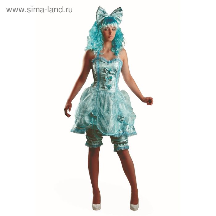 Карнавальный костюм «Мальвина», для взрослых, размер 44 - Фото 1