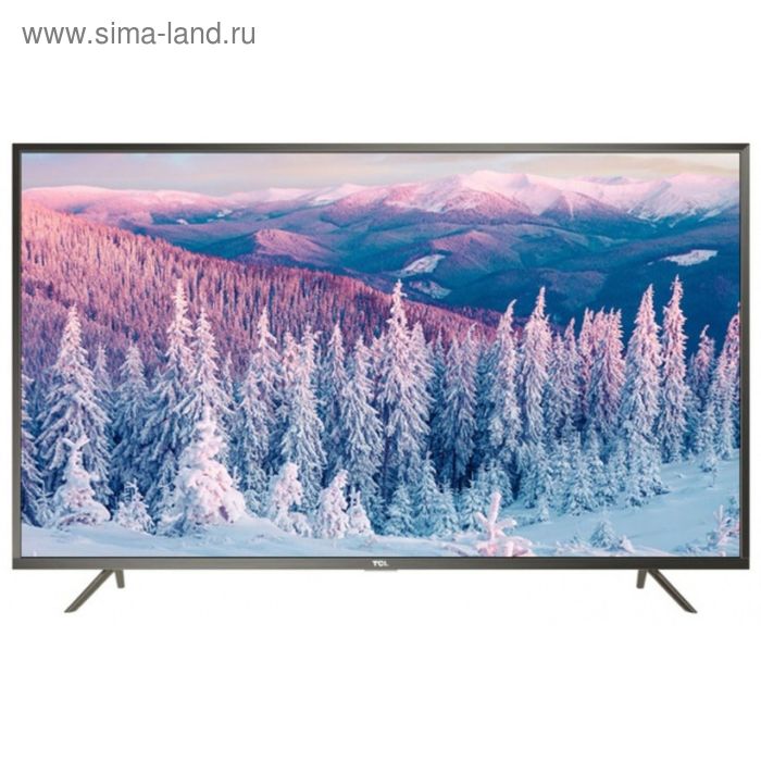 Телевизор TCL L49P2US, 49", UHD, DVB-T/T2/C, 3xHDMI, 1xUSB, SmartTV, сталь - Фото 1