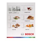 Измельчитель Bosch MMR08A1 CNCM13ST`, пластик, 400 Вт, 0.8 л, белый/черный - Фото 9