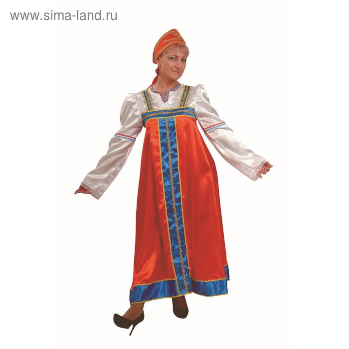 Карнавальный костюм «Марья-искусница», текстиль, размер 48, рост 170 см - Фото 1