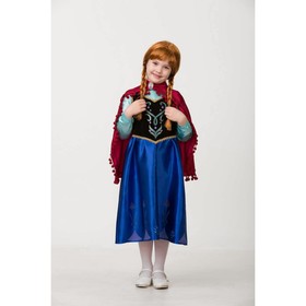 Карнавальный костюм «Анна», текстиль, размер 28, рост 110 см