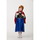 Карнавальный костюм «Анна», текстиль, размер 30, рост 116 см - фото 317975471