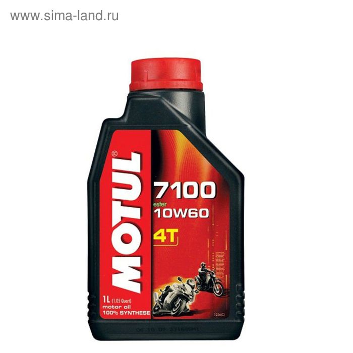Моторное масло MOTUL 7100 4T 10W-60, 1 л 104100 - Фото 1