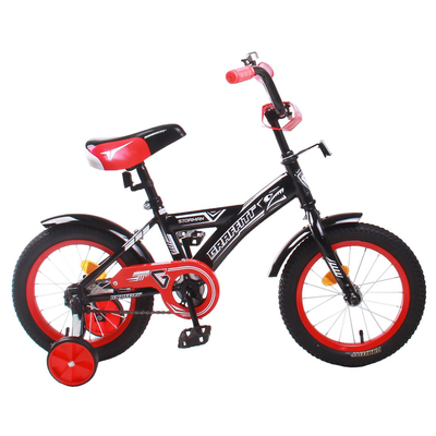 Велосипед 14" Graffiti Storman RUS, цвет чёрный