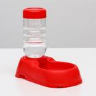 Автопоилка малая со съемной бутылкой, 260 мл, микс цветов - Фото 1