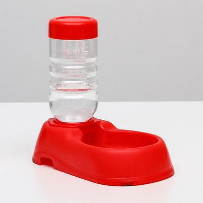 Автопоилка малая со съемной бутылкой, 260 мл, микс цветов