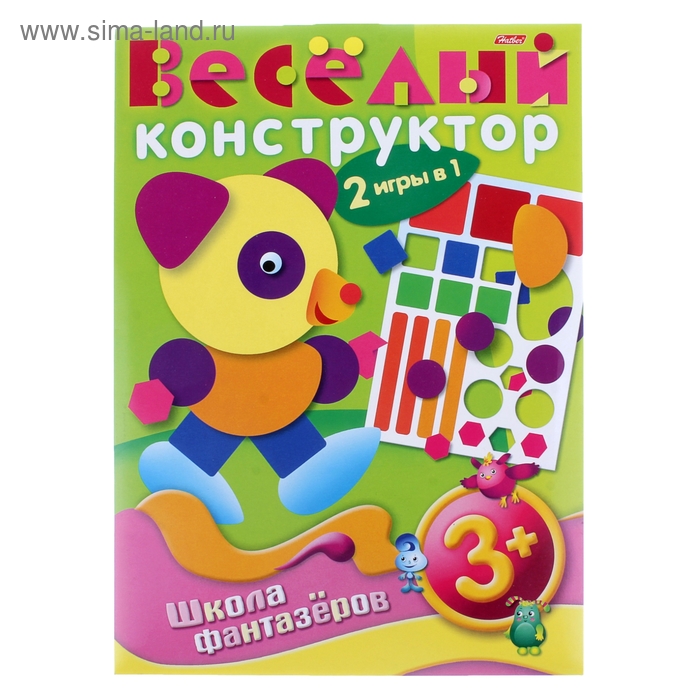 Набор для творчества. Веселый конструктор "Панда" 3+ - Фото 1