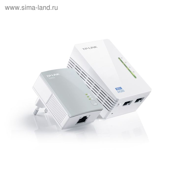 Сетевой адаптер HomePlug AV/WiFi TP-Link TL-WPA4220KIT - Фото 1