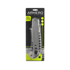 Нож Armero, 25 мм, с выдвижным сегментированным лезвием, стальной корпус - Фото 2
