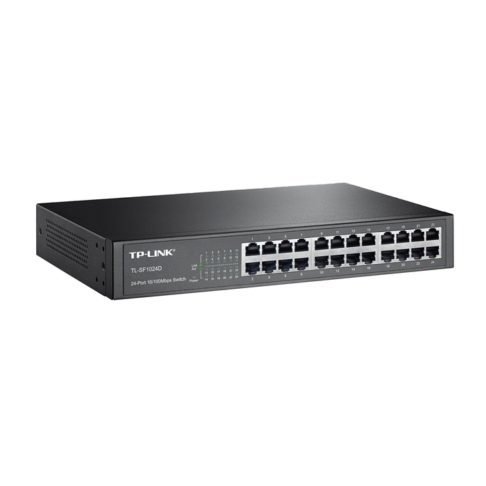 Коммутатор TP-Link TL-SF1024D настольный/19U 24x10/100BASE-TX - фото 51315796