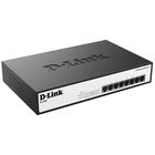 Коммутатор D-Link DES-1008P+/A1A неуправляемый настольный 8x10/100BASE-TX - Фото 1