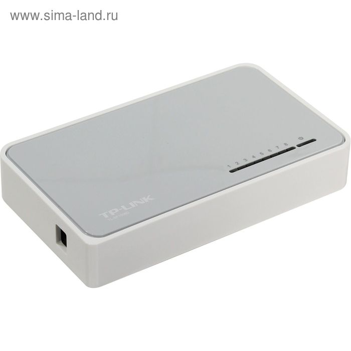 Коммутатор TP-Link TL-SF1008D, 8×10/100BASE-TX, настольный, неуправляемый - Фото 1