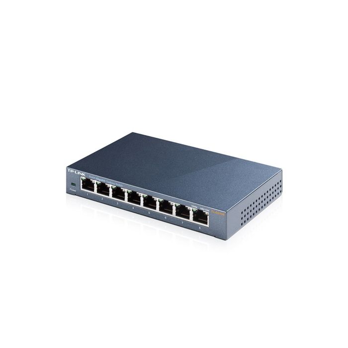 Коммутатор TP-Link TL-SG108 неуправляемый настольный 8x10/100/1000BASE-T - фото 51315060